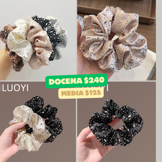 scrunchie lleno de piedra, codigo a52