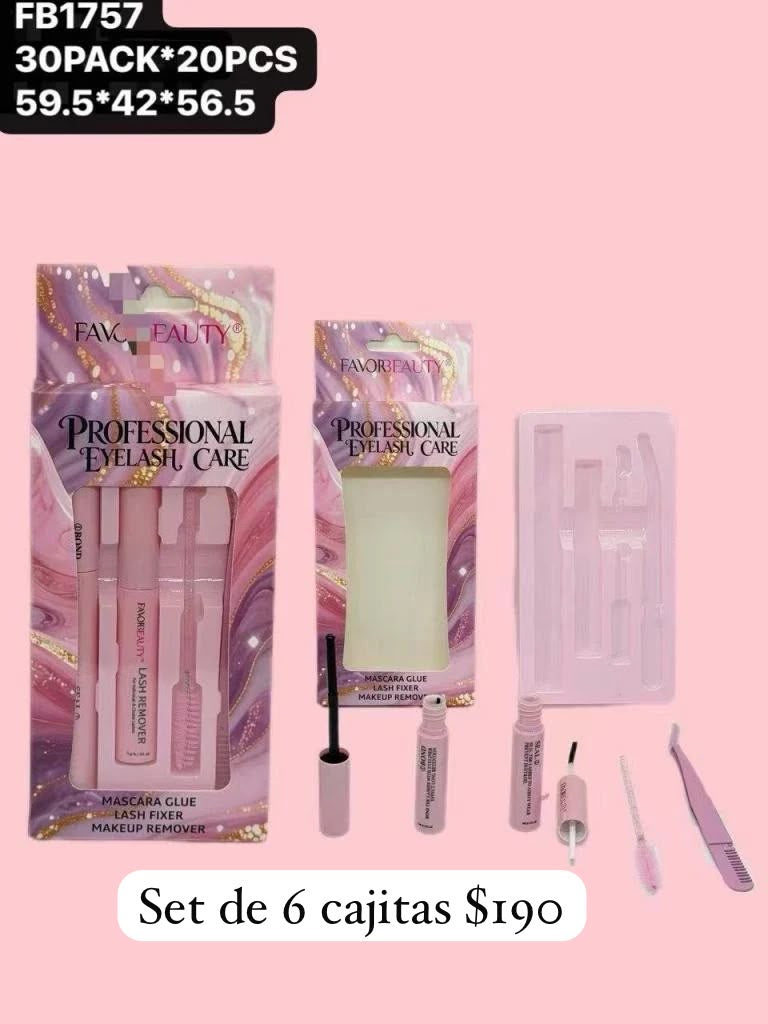 6 set para pestañas , código FB1757