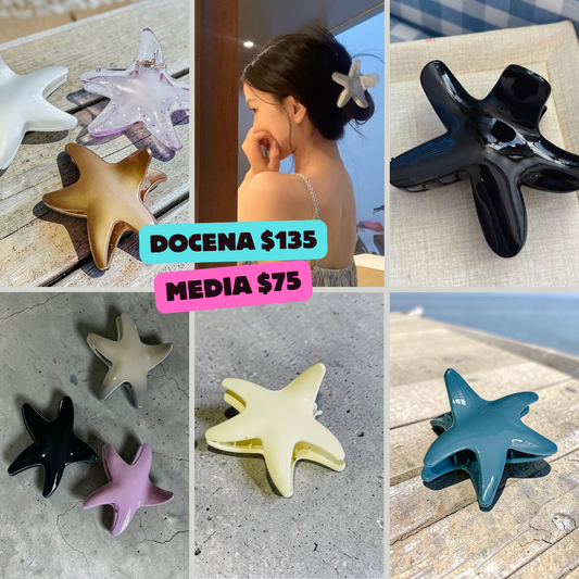 pinzas de estrella de mar de colores, codigo a401bis