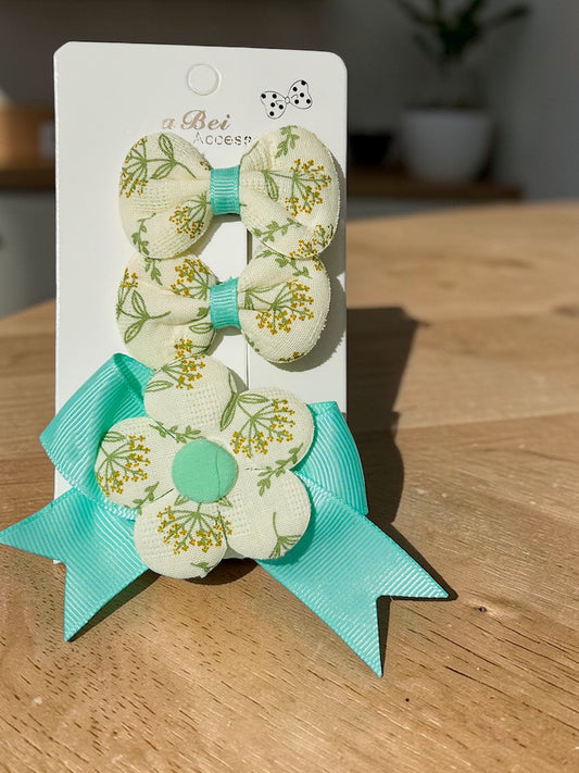 set de moños de bebe, codigo a39