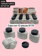 polvo banana blanco, caja con 12 piezas, codigo a109