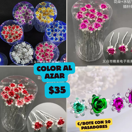 Bote de flor con piedras de colores, bote con 20 piezas, codigo a269
