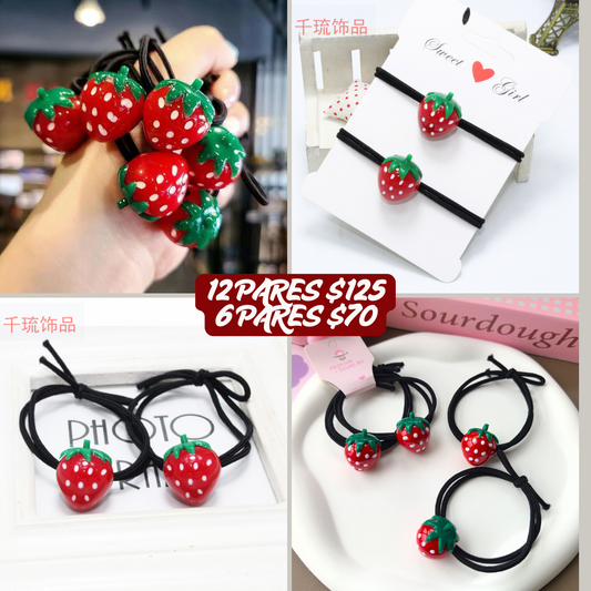 ligas fresas en pares, codigo a298