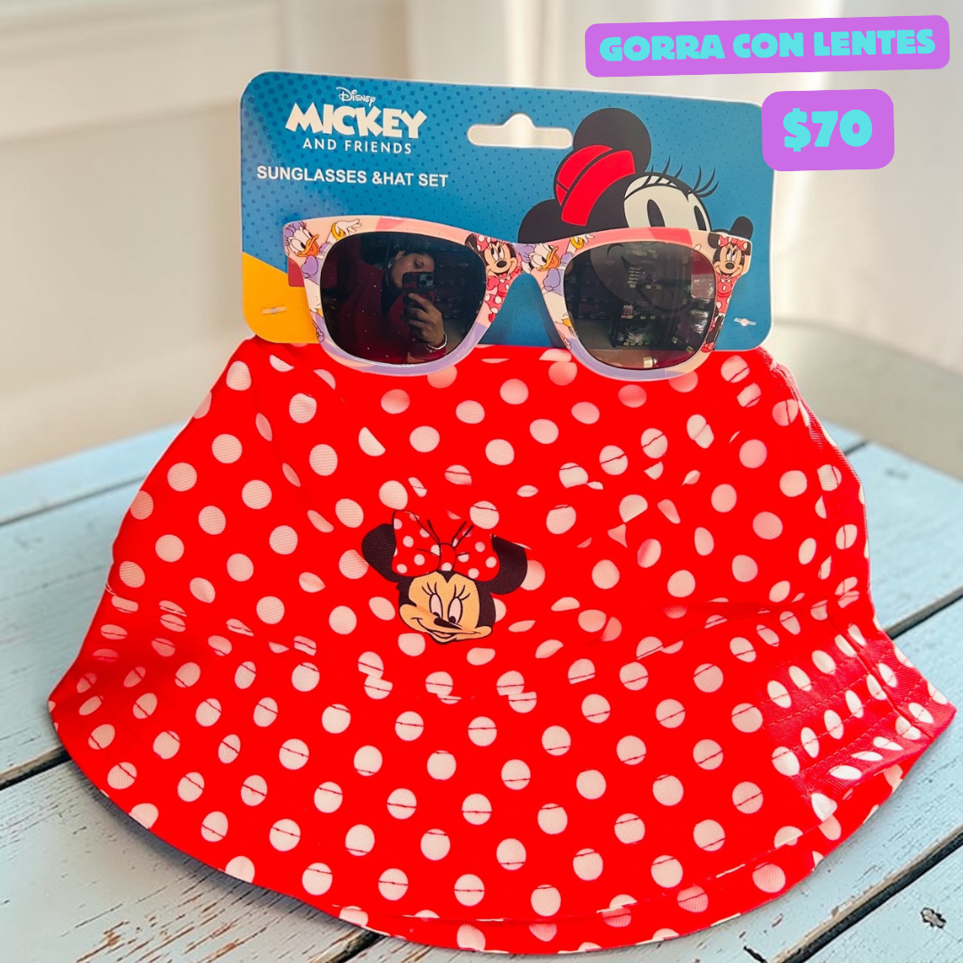 Gorra con lentes mini, codigo a410