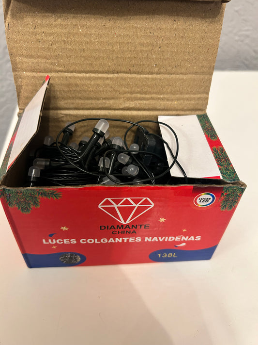 serie de luz, 12 mts, de colores y musical