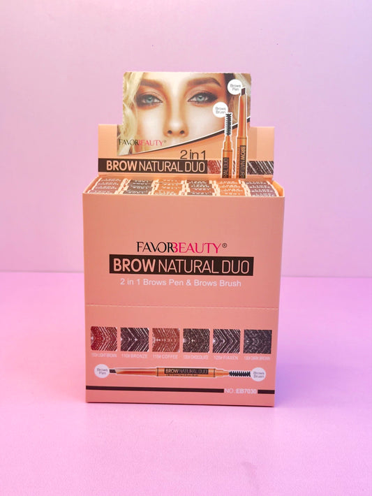 delineador para ceja con cepillo, color al azar, codigo a14