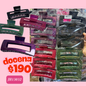 pinza rectangulo brillosa extra grande, docena, codigo JH-13032