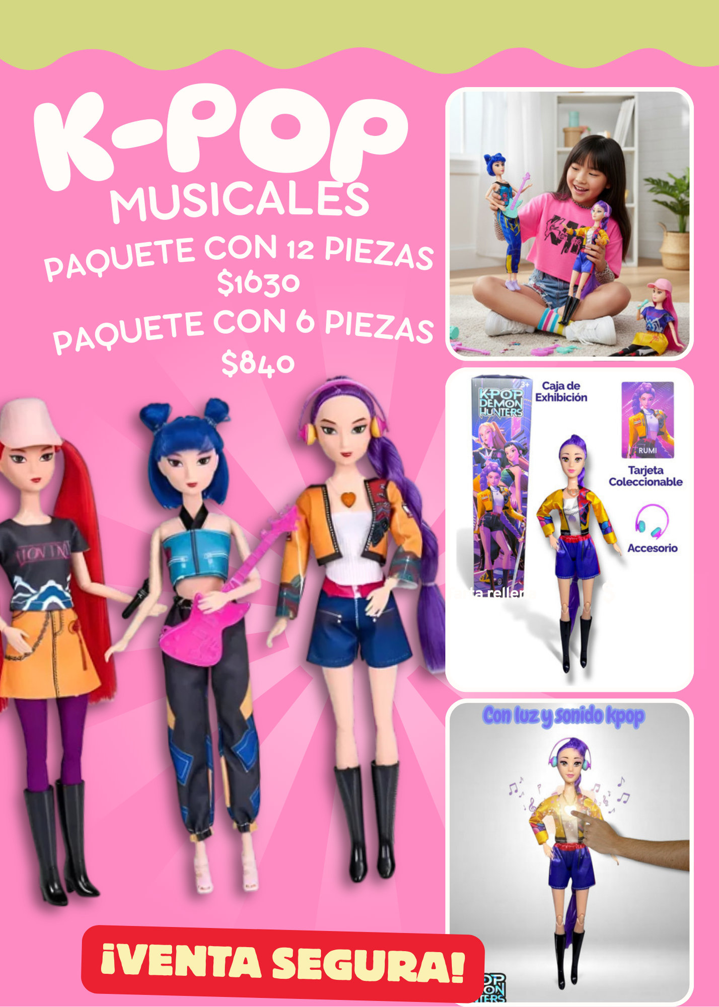 BARBIES, K-POP, MUSICALES, CODIGO A17BIS