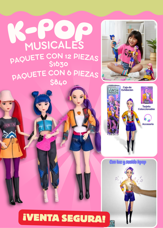 BARBIES, K-POP, MUSICALES, CODIGO A17BIS