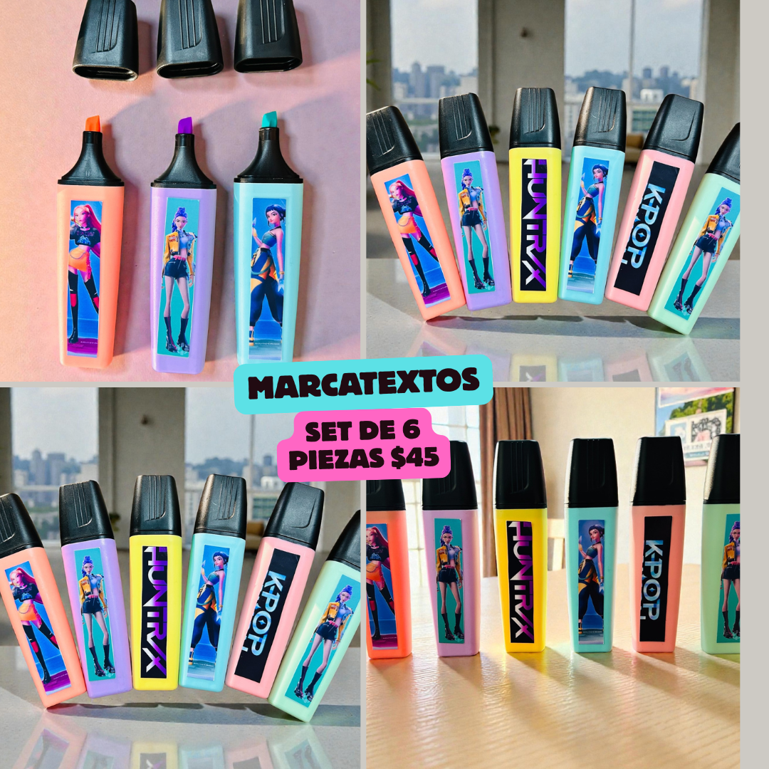 juego de marcatextos k-pop codigo a114