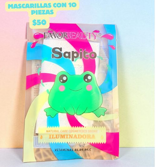 set de 10 mascarillas, codigo a45bis
