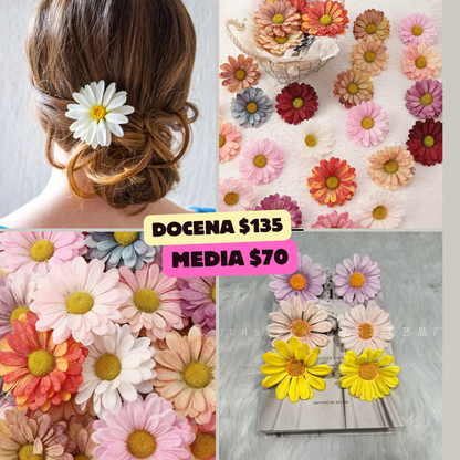 flor broche de colores, codigo a227