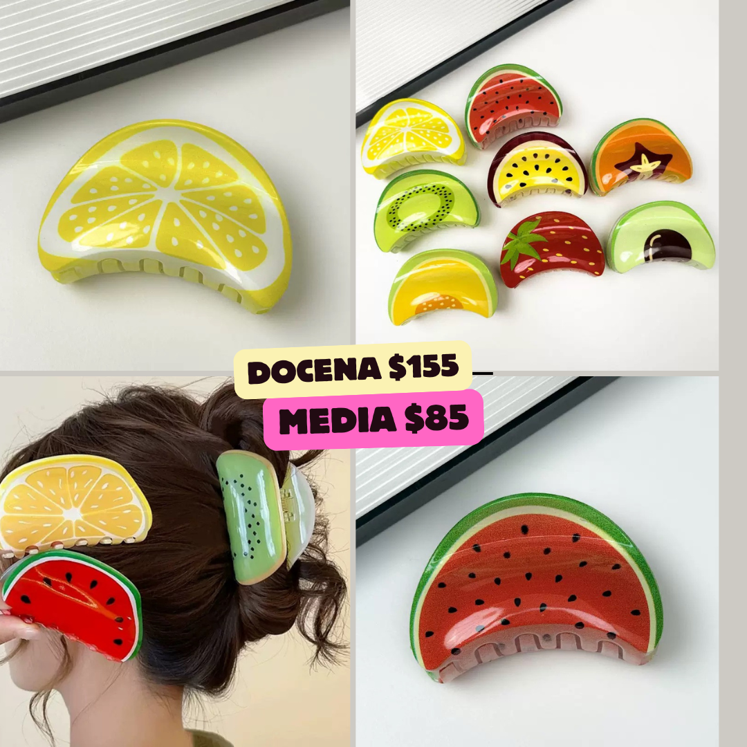 pinza de plastico grande de fruta, codigo a209