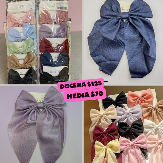 moño corto de colores, codigo a213