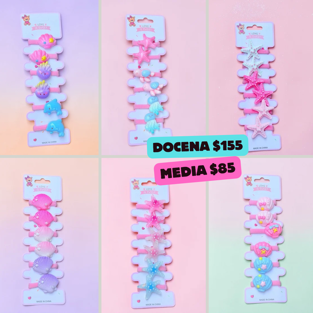 tiras de ligas de diseños de mar, codigo a51bis