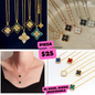 collar acero inoxidable, flores, colores al azar, codigo a810