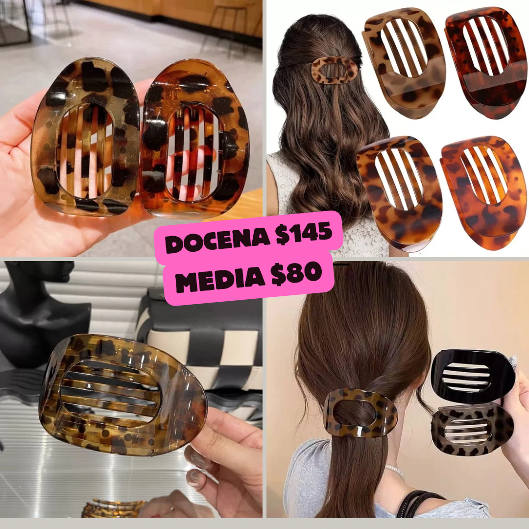 pinza plana en tonos obscuros, codigo a409