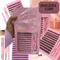 pestañas con accesorios docena, codigo a145