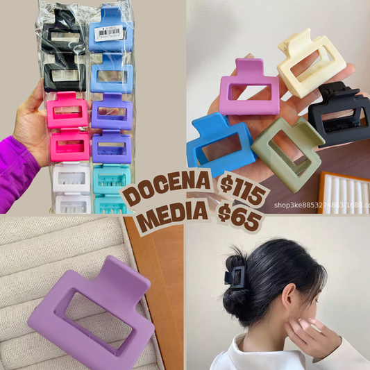 pinza cuadrada de colores, codigo a90