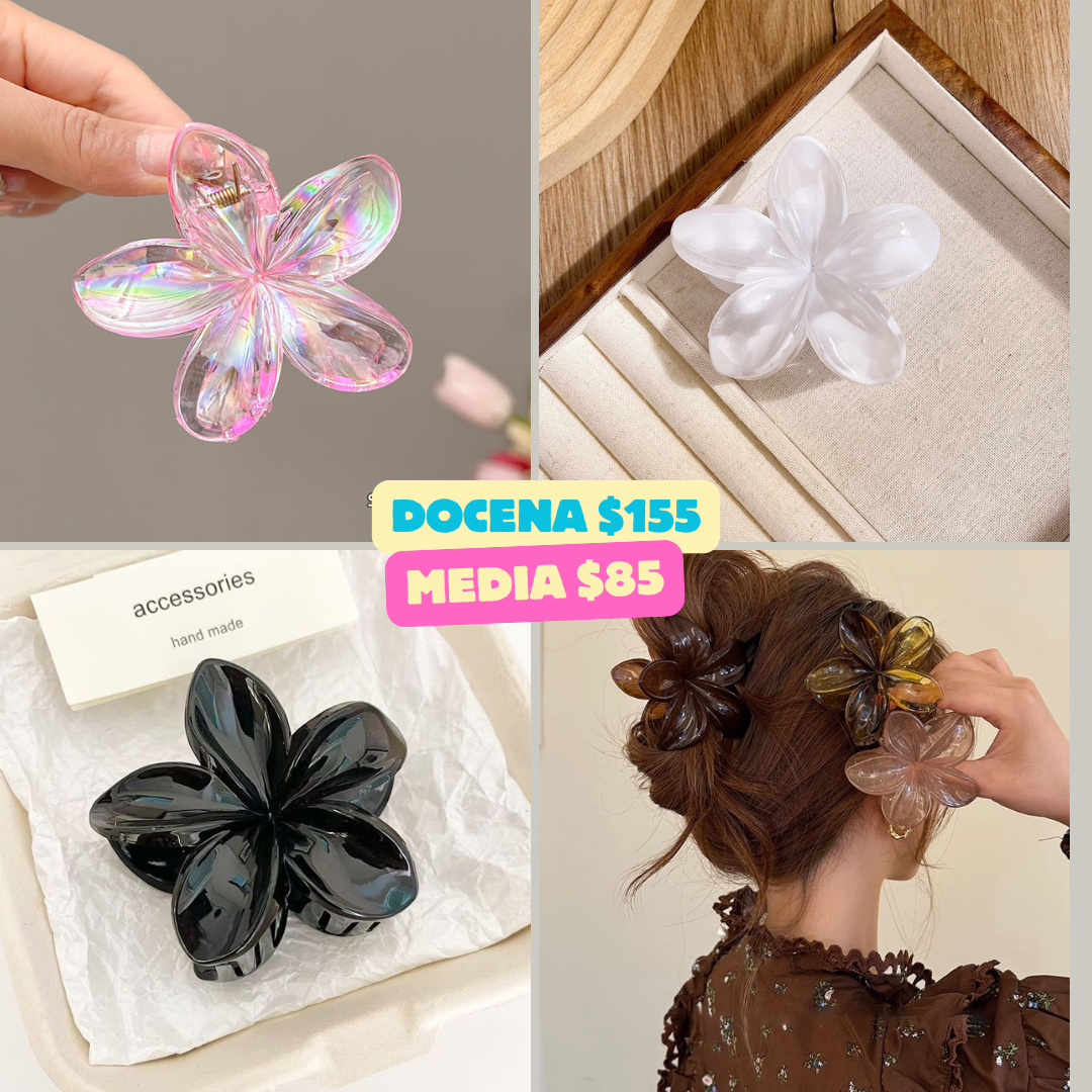 pinza hawaiana de colores, codigo a145