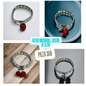 pulsera acero cerezas, codigo a277