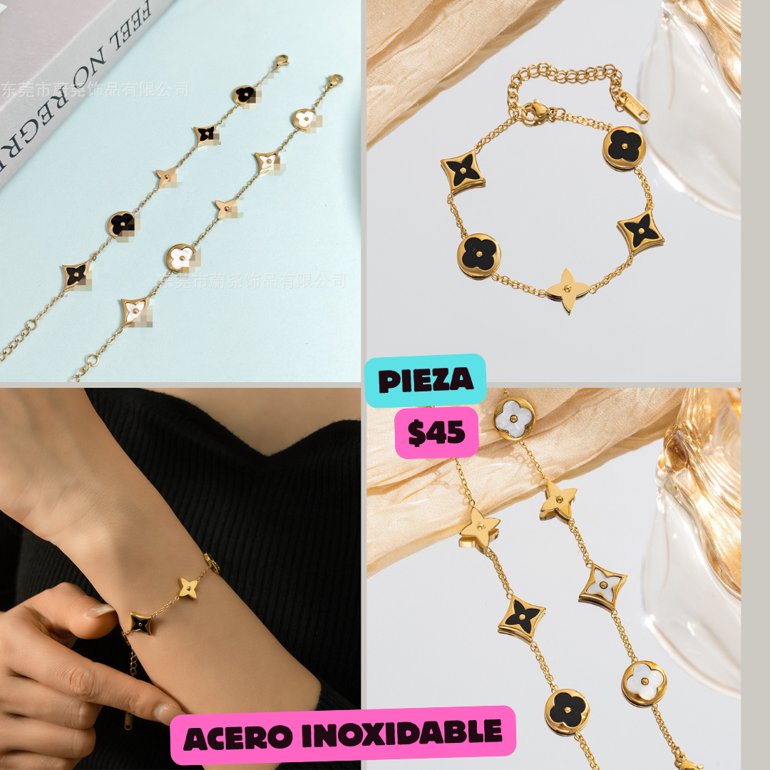 pulcera replica, acero inoxidable, codigo a295