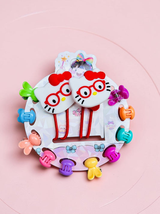 mini pinzas con ligas de gatita, codigo a52