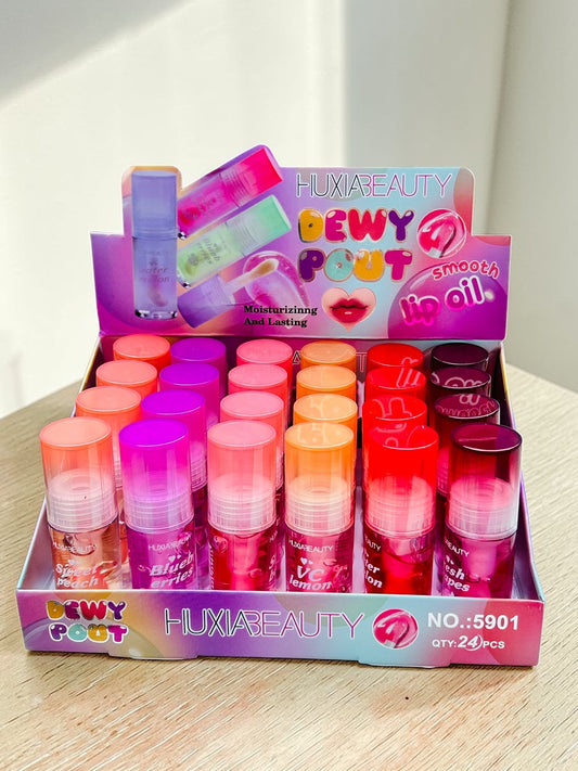 serie de 6 gloss, tipo aceite, codigo a57bis