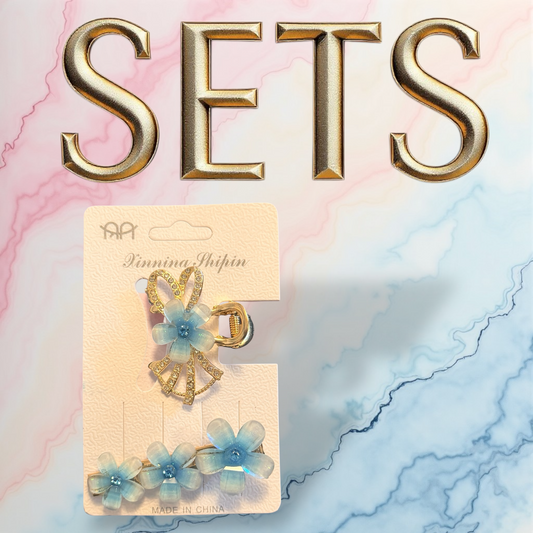 mini pinza con pasador de flores de cristal, codigo a76