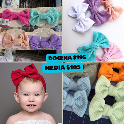 valerina de bebe de moños de colores, codigo 3672-94
