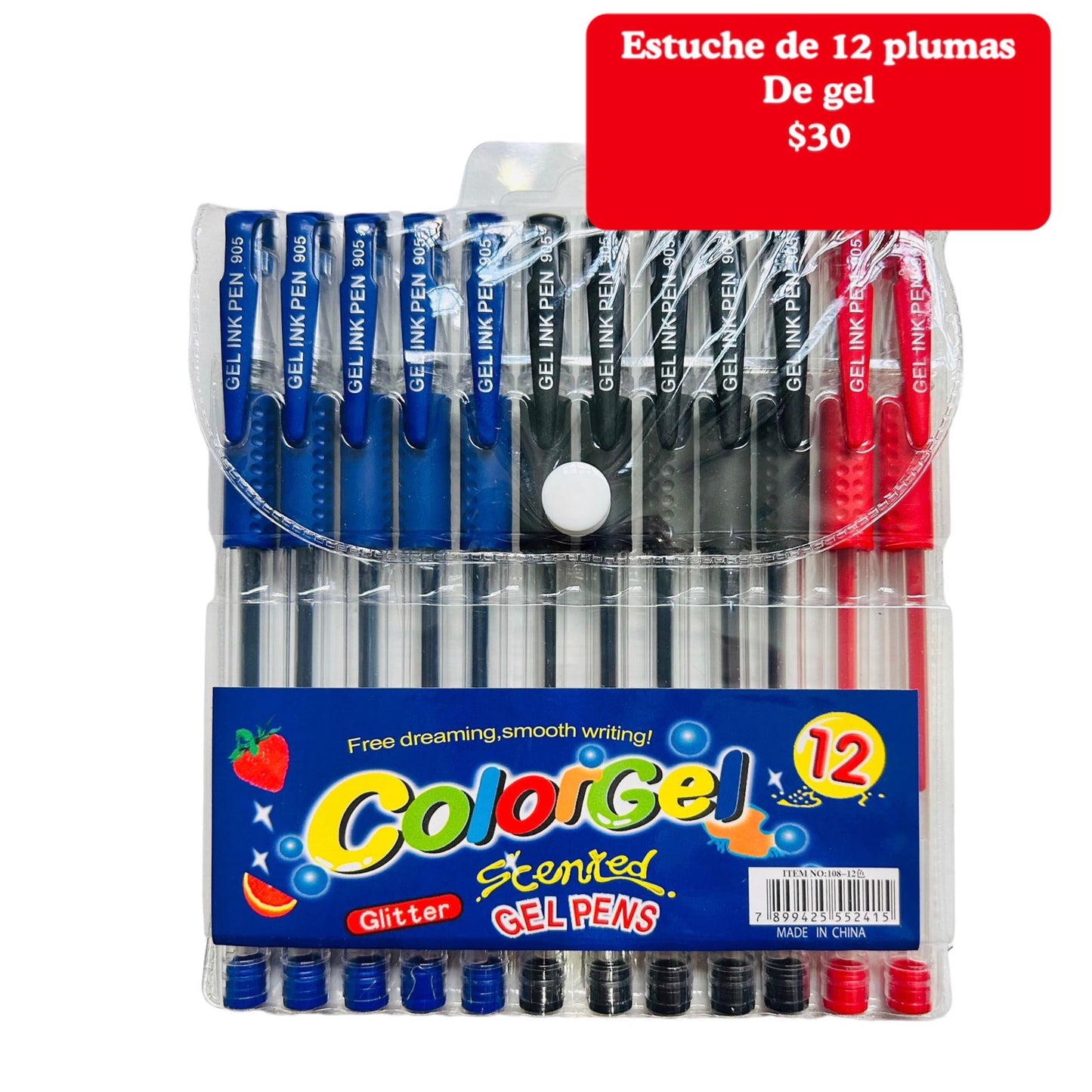 Plumas de gel, 3 colores, codigo A71