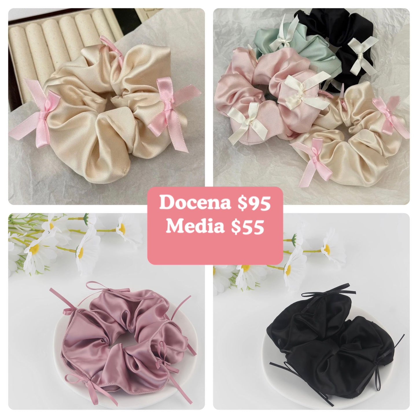 Scrunchie coquette, codigo A97