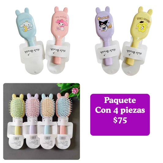 Set de 4 cepillos kuromi, codigo A242