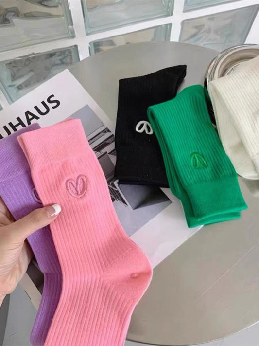 calcetín largo de corazones, codigo a78