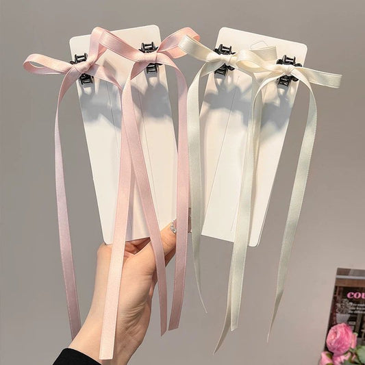 Mini pinza con moño en pares, codigo a405