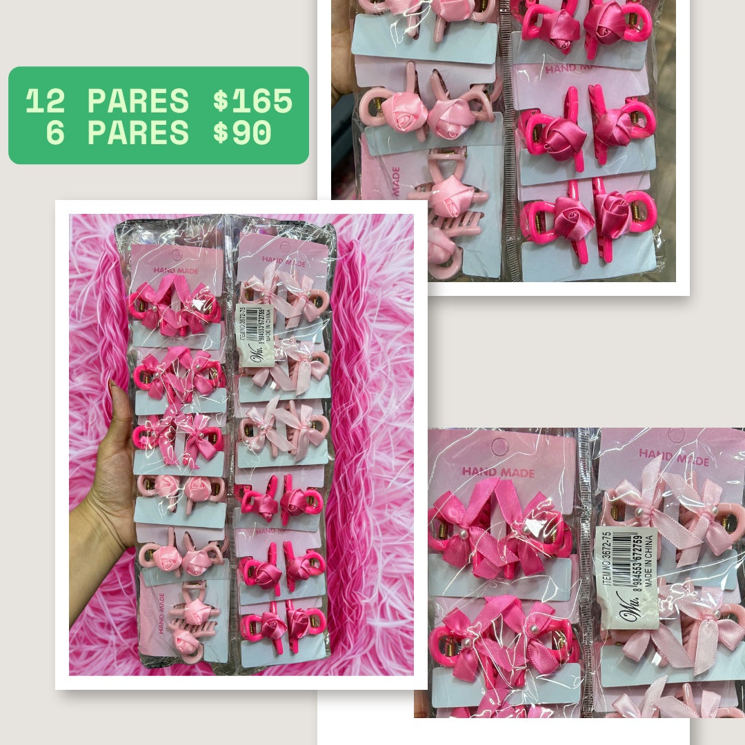 pinza con decoración en pares, codigo a97 BIS