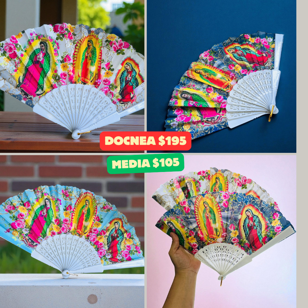 Abanico la virgen, codigo a804