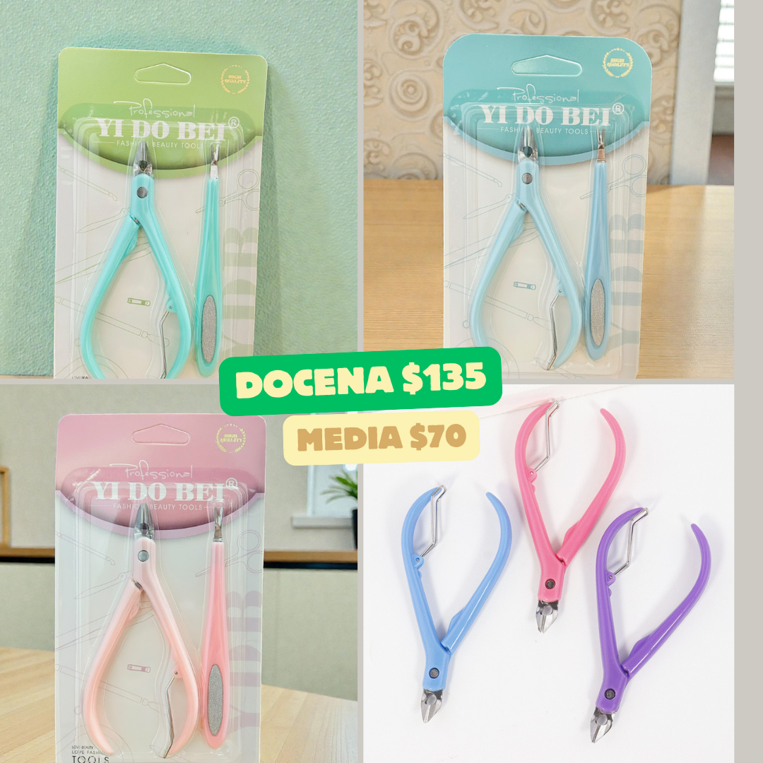 juego de alicata con accesorio para cutícula, codigo a65