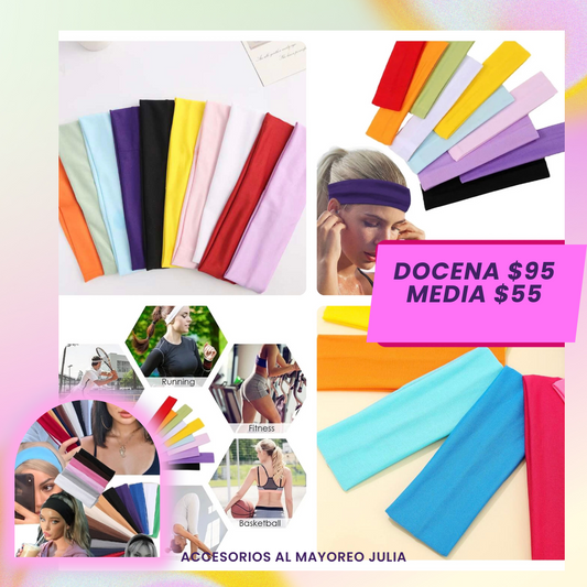 Bandas para el cabello, código A20