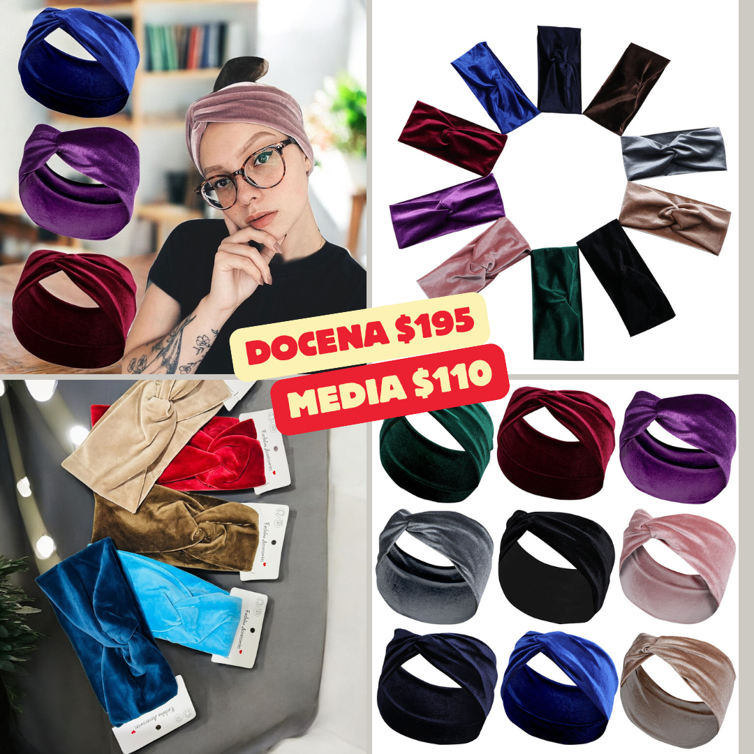 Valeria gruesa de terciopelo, codigo a101