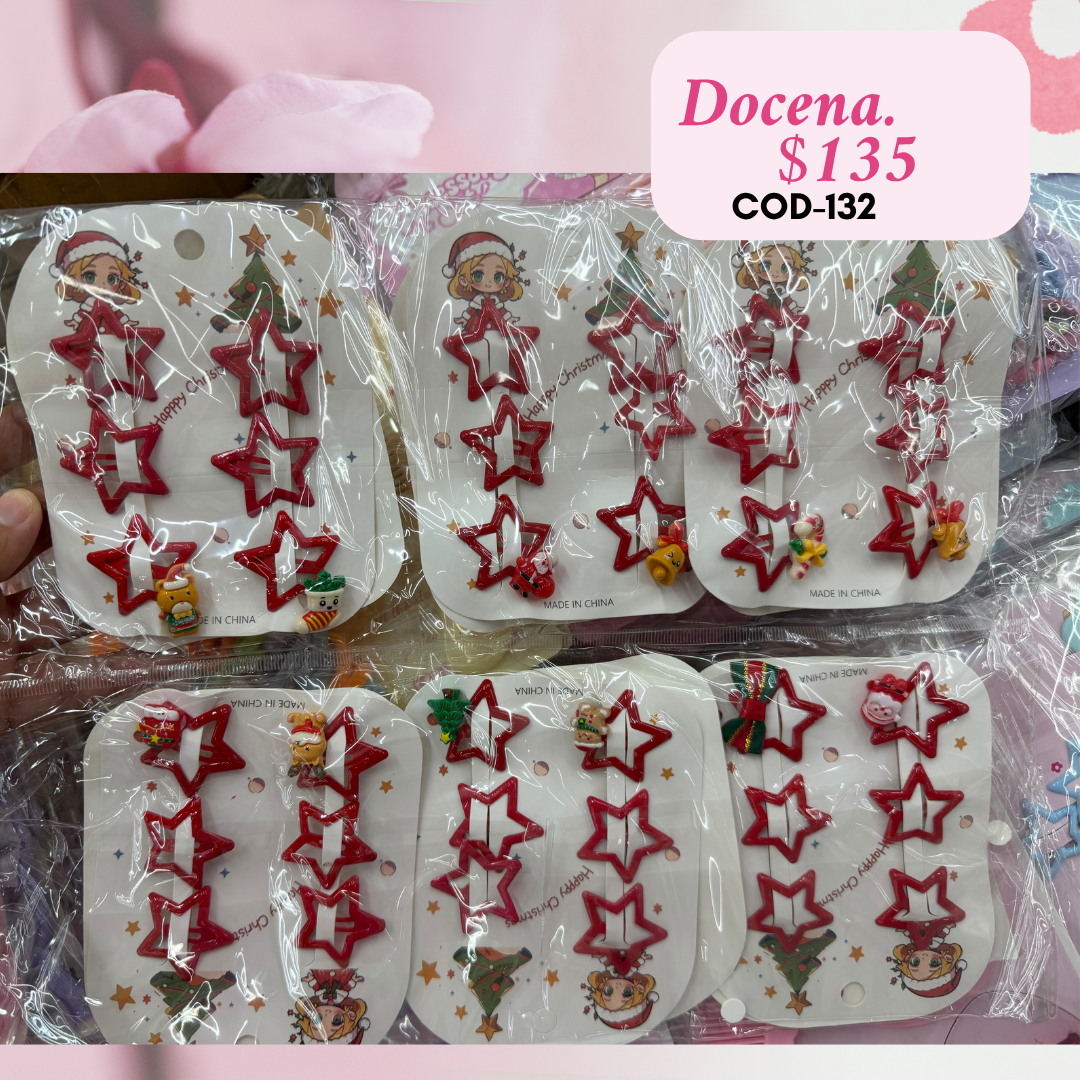 cucas navideñas, docena, codigo a132