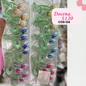 PINZA TULIPAN TRANSPARENTE, DOCENA, CODIGO A134
