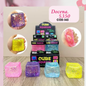 cubo brillantina, squeeze, docena, codigo a145