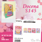 bolsa de regalo feliz cumpleaños de pasteles, mide 18*22*10 cm, codigo a304