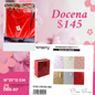 bolsa de regalo trébol, mide 18*23*12 cm, codigo a317