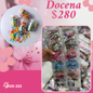 cucas de estrella en bote, docena, codigo a323