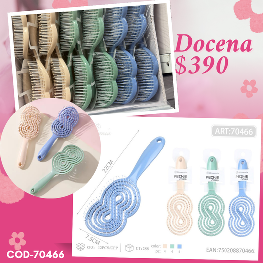 cepillo en forma de círculos, docena, codigo 70466