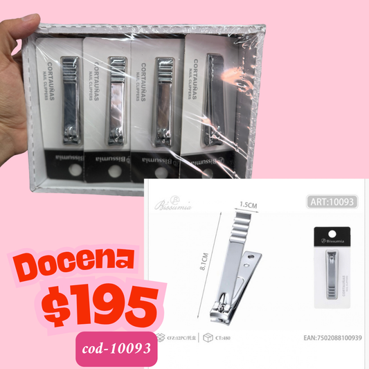 cortaúñas grande, docena, codigo 10093