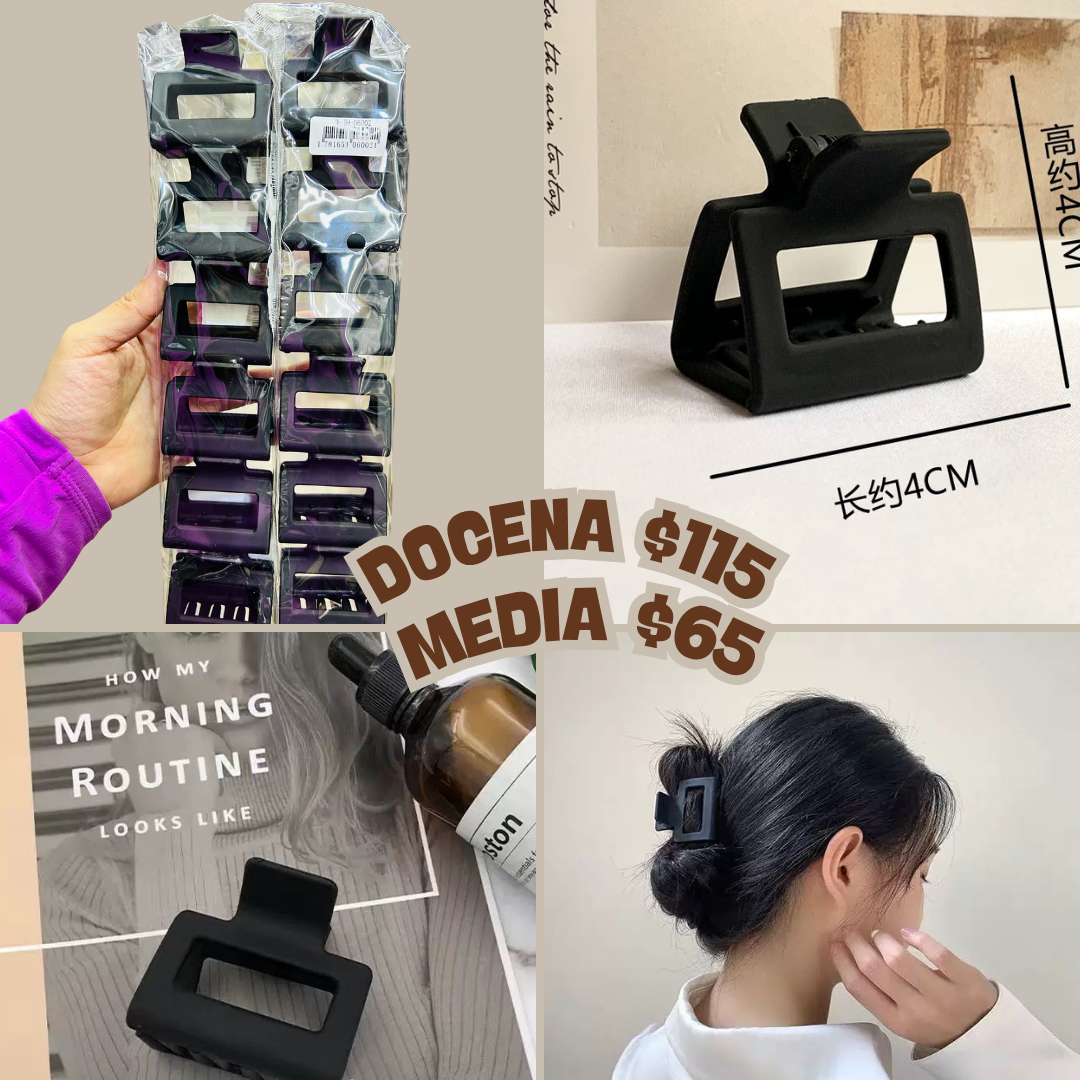 pinza cuadrada pésqueña. solo negra codigo a72bis