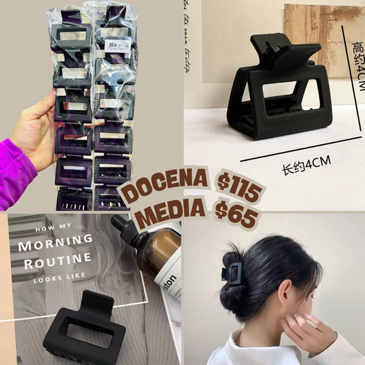 pinza cuadrada pésqueña. solo negra codigo a72bis